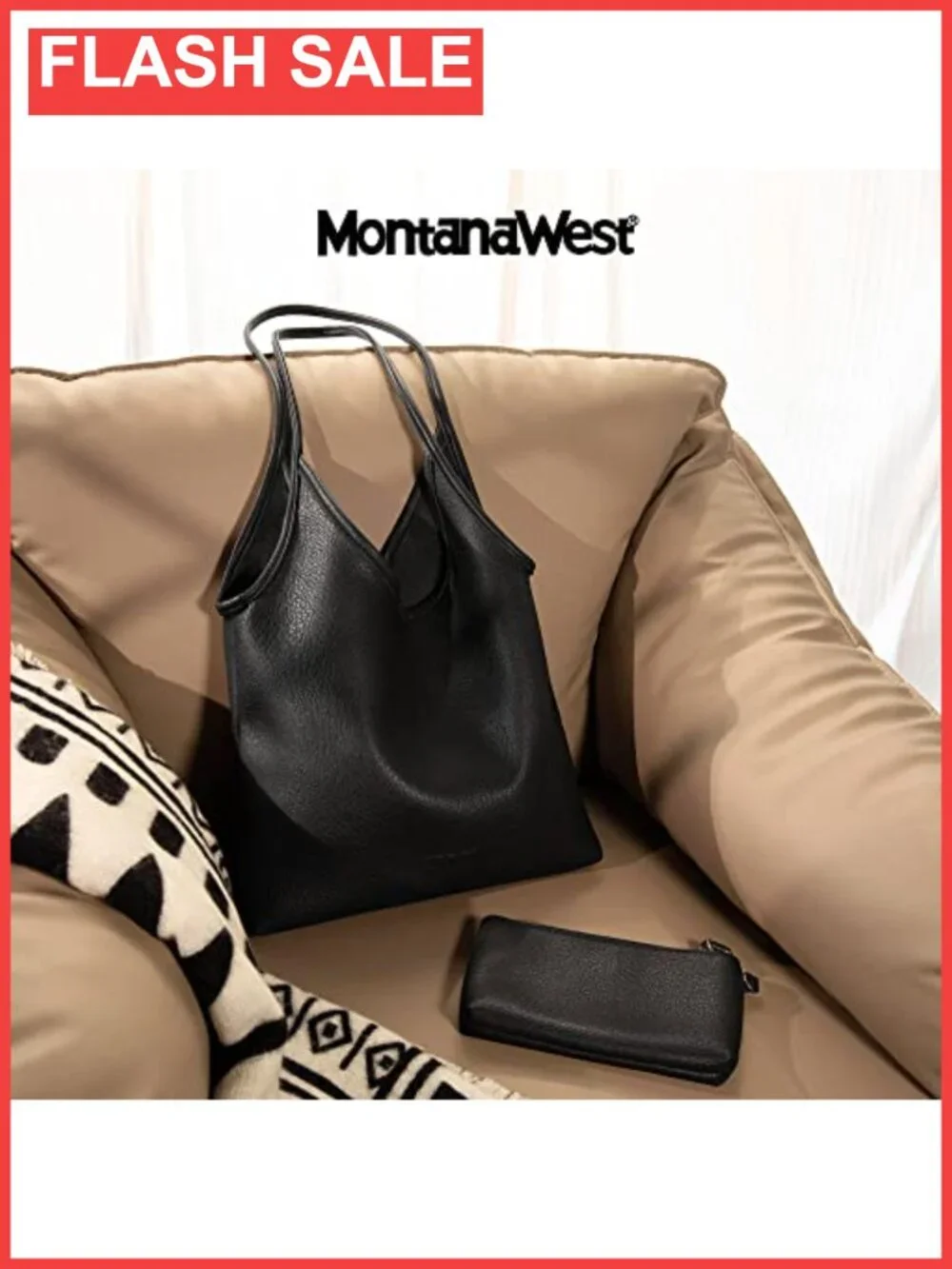 Slouchy Hobo Shoulder Bag Soft Designer Top Handle Purse Vegan Leather Handbag